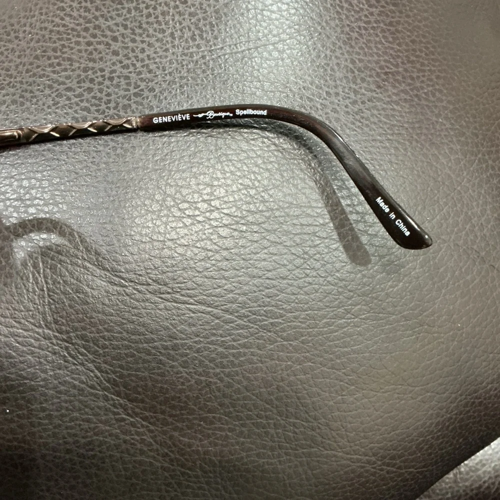 Genevieve Spellbound Brown Metal Eyeglasses Frames
